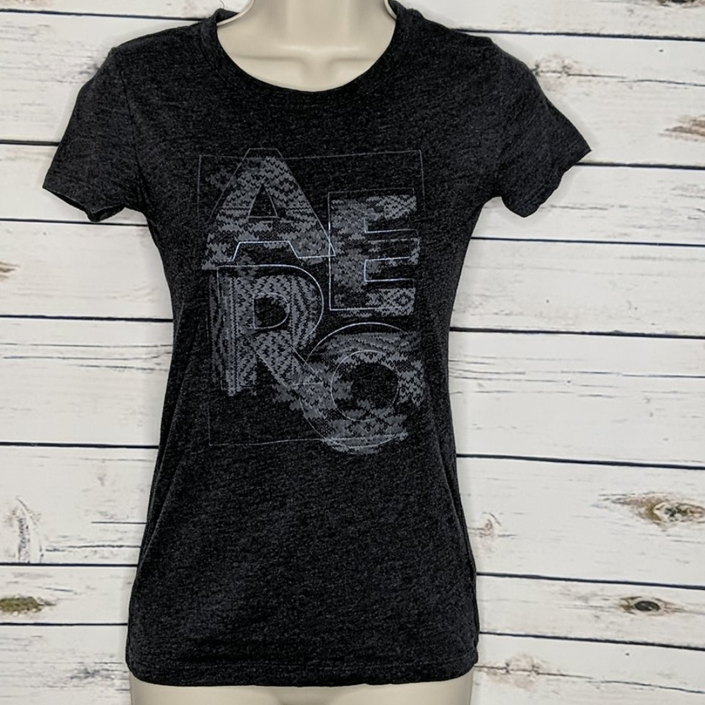 Aeropostale T-shirt Gray Extra Small